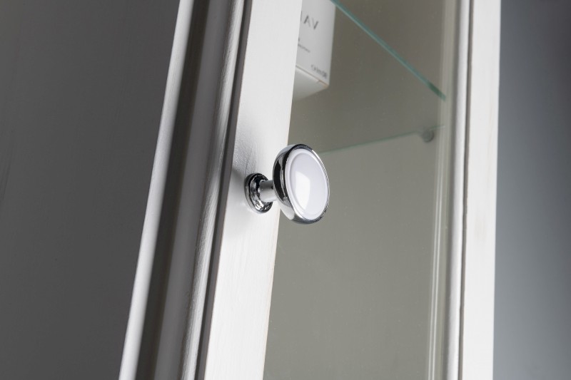 RETRO skříňka k zrcadlu 25x115x20cm, pravá, starobílá 1688