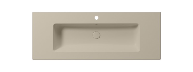 PURA keramické umyvadlo Slim 122x46cm, creta mat 8887108