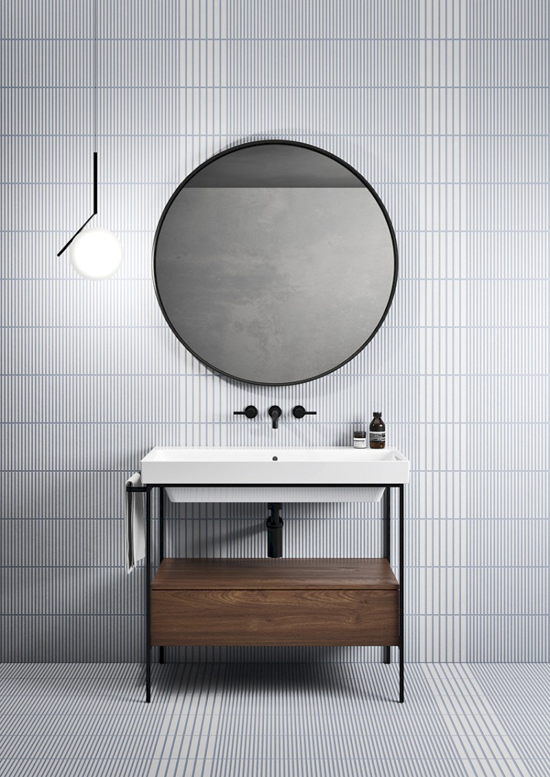 NUBES nábytková nožička, výška 162mm, pro konstrukci MSAN80N/MSAN100N, černá MPSNBN