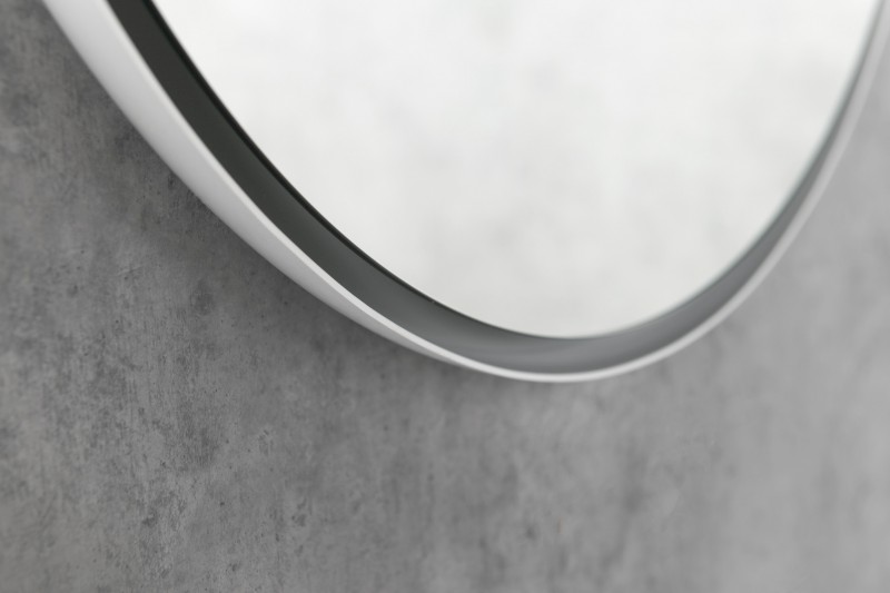 FLOAT kulaté zrcadlo s LED podsvícením ø 74cm, bílá 22574