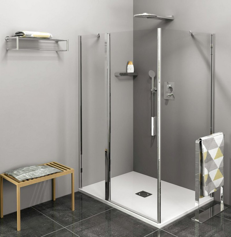 ZOOM boční stěna 700mm, čiré sklo ZL3270