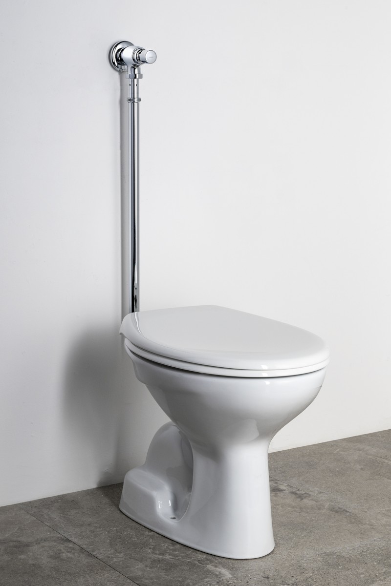 TEMPOR samouzavírací nástěnný WC ventil, chrom 937.471.1