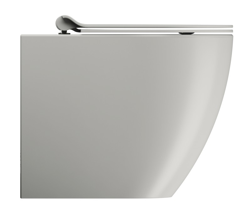 PURA WC mísa stojící, Swirlflush, 36x55cm, spodní/zadní odpad, cenere dual-mat 889017