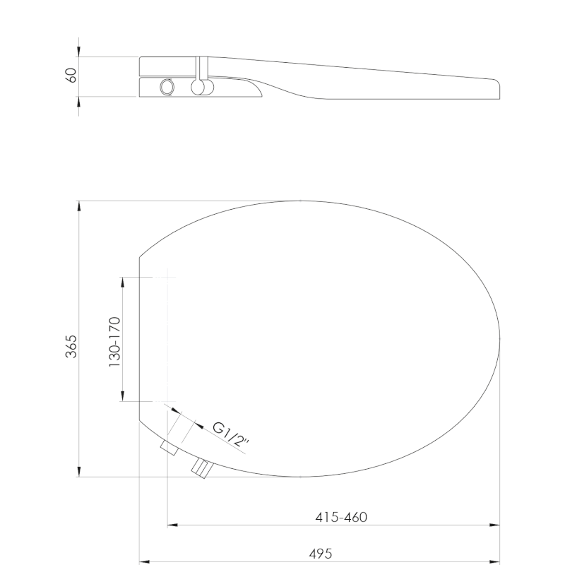 CLEAN STAR bidetové sedátko LB802