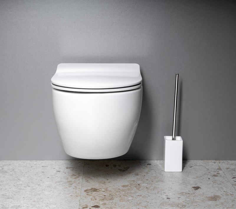 LUNA závěsná WC mísa, Vortex Rimless, 35,5x49cm, bílá 201.331.4