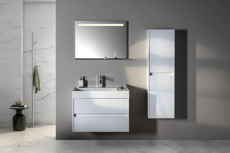 NIRONA umyvadlová skříňka 82x51,5x43 cm, dub Sherwood NR085-1515