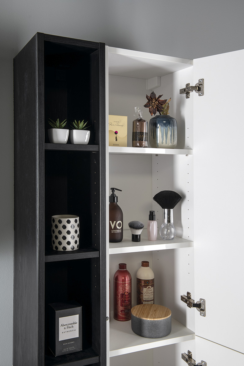 ESPACE skříňka 35x172x32cm, 2x dvířka, levá/pravá, bílá lesk ESC230-3030