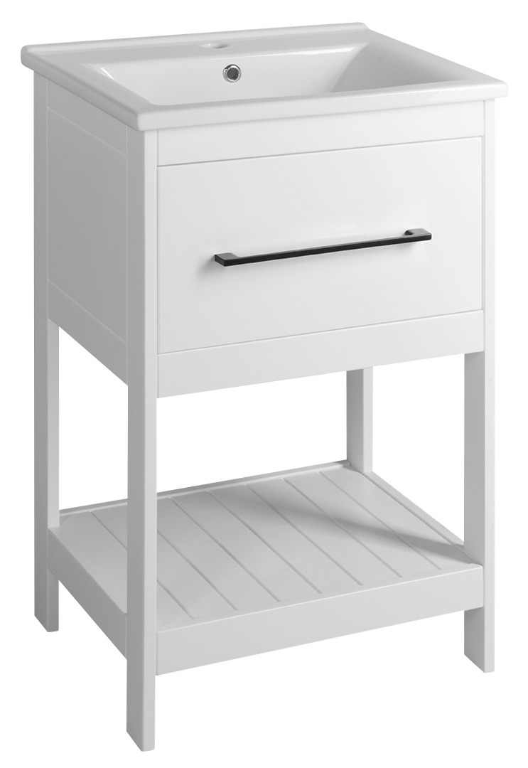 ETIDE umyvadlová skříňka 51,5x85x44 cm, bílá mat ET515