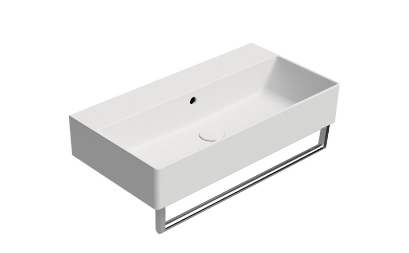 KUBE X keramické umyvadlo 70x37cm, bez otvoru, bílá mat 9455009