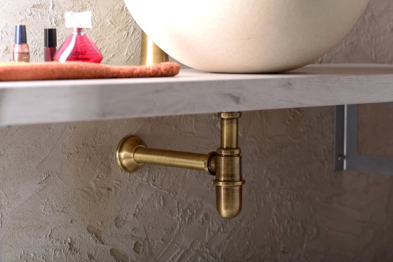 RETRO umyvadlový sifon 5/4