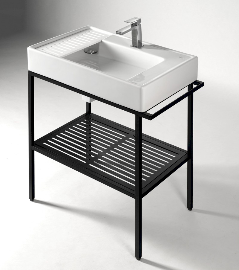 ARYA podstavec pod umyvadlo 680x850x450mm, černá AR065-M1