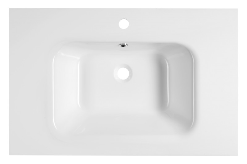 ARECA umyvadlo, litý mramor, 81x51,5cm, bílá AC081