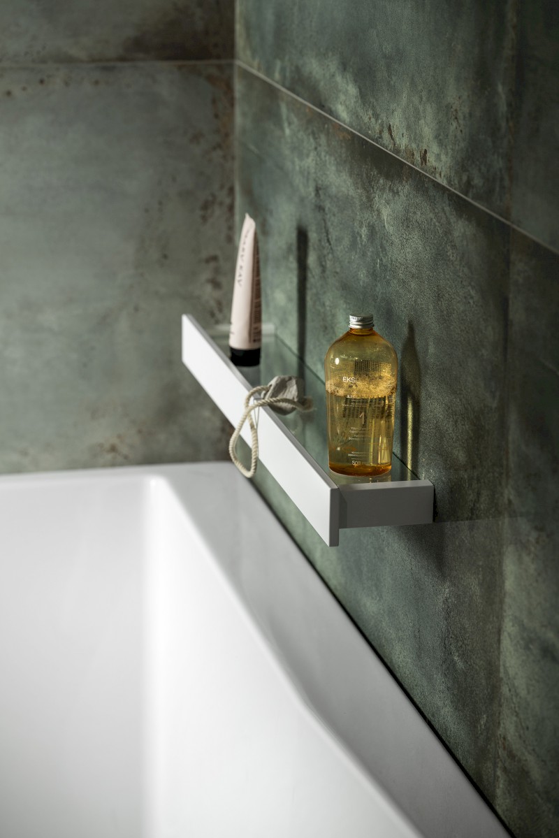 PATRON police s hrazdou 58cm, bílá PX582W