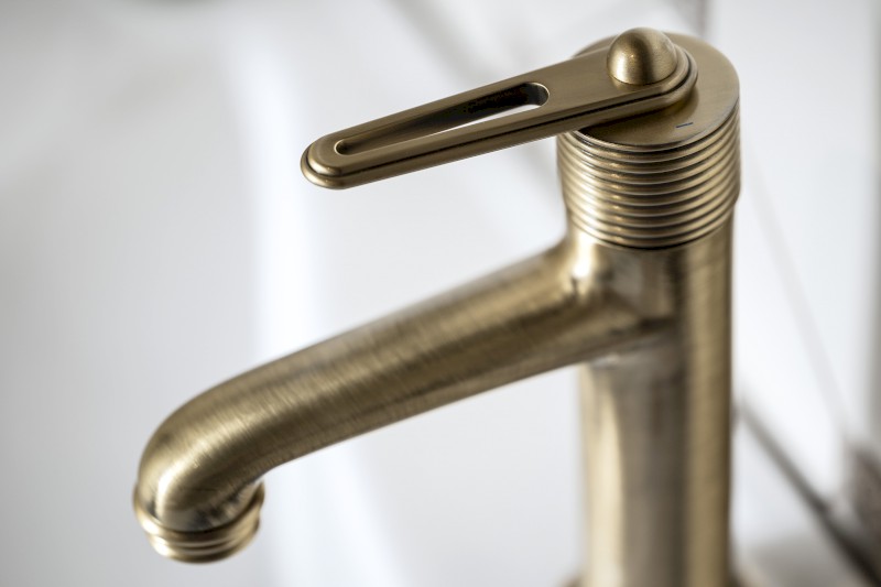 BEBÉ stojánková umyvadlová baterie, bronz BB002/18