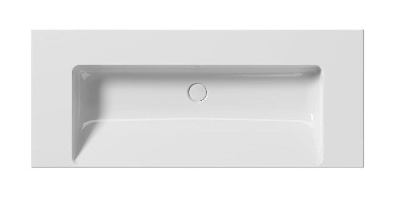 NORM keramické umyvadlo 120x50cm, bez otvoru, bílá ExtraGlaze 8626011