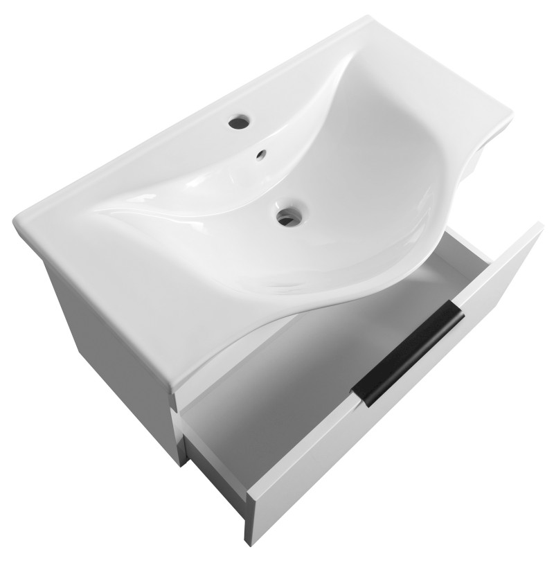 AKIRA umyvadlová skříňka 74,5x42x34cm, bílá AK280