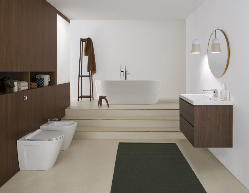 NORM keramické umyvadlo 80x50cm, bílá ExtraGlaze 8634111