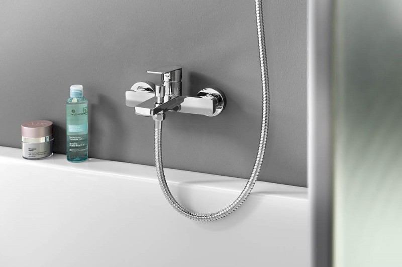 DAPHNE nástěnná vanová baterie, chrom DH101