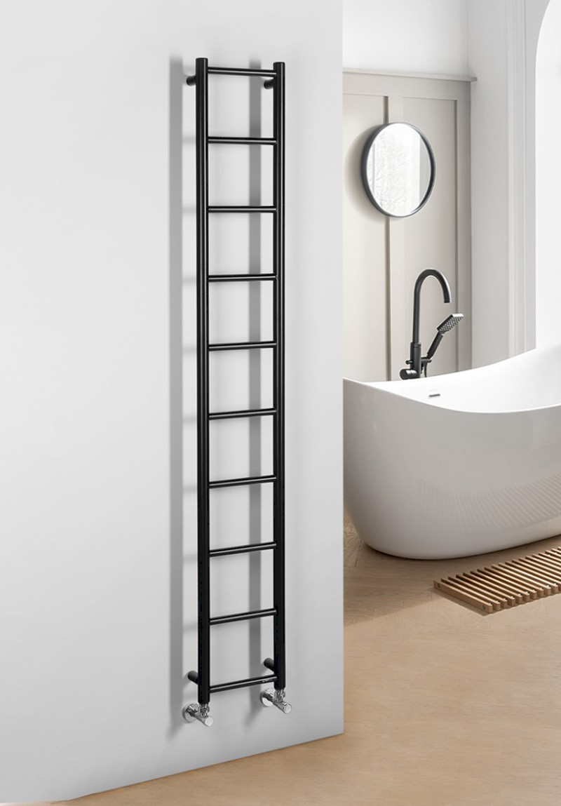 DINA otopné těleso 250x1680mm, černá mat IR377TB