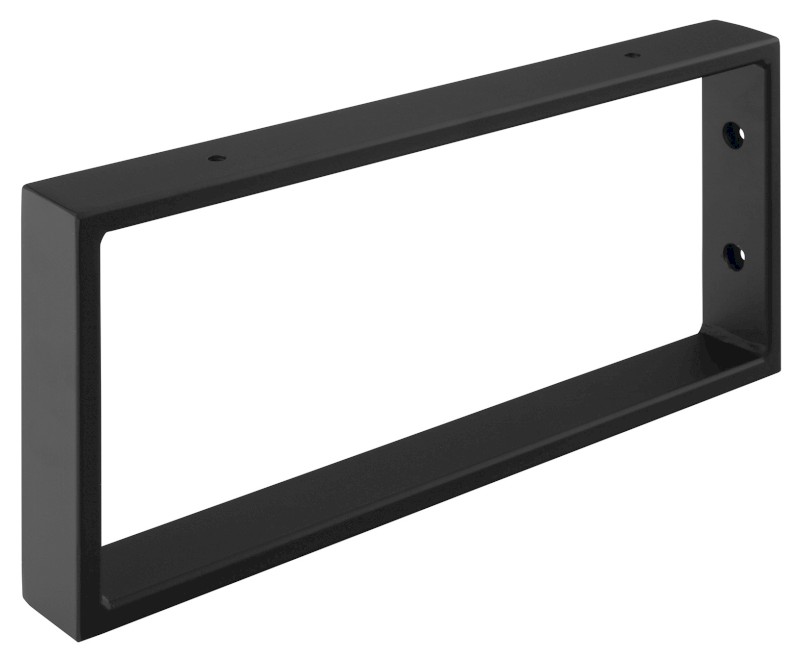 Podpěrná konzole 350x150x40mm, lakovaná ocel, černá mat, 1 ks 30365