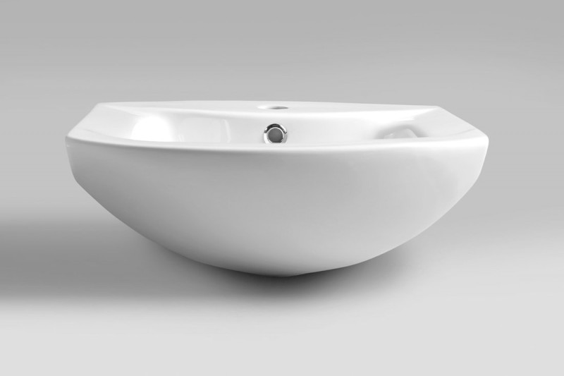 ZERO 45 keramické umyvadlo nábytkové 45,5x40cm, bílá 6045