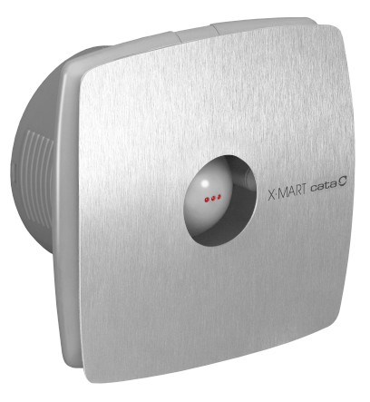 X-MART 12 koupelnový ventilátor axiální, 20W, potrubí 120mm, nerez mat 01050000
