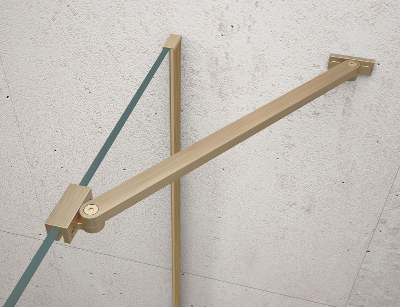 VARIO rohová vzpěra 650mm, zlato mat GX2017