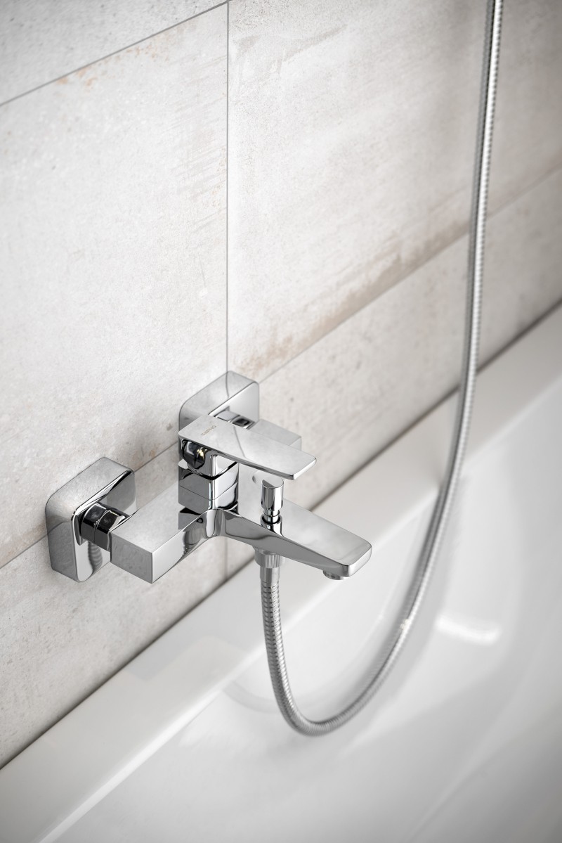 TURSI nástěnná vanová baterie, chrom TI010