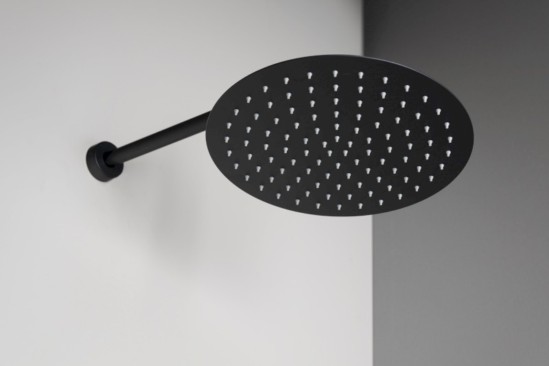 SLIM hlavová sprcha, průměr 300mm, černá mat MS573B