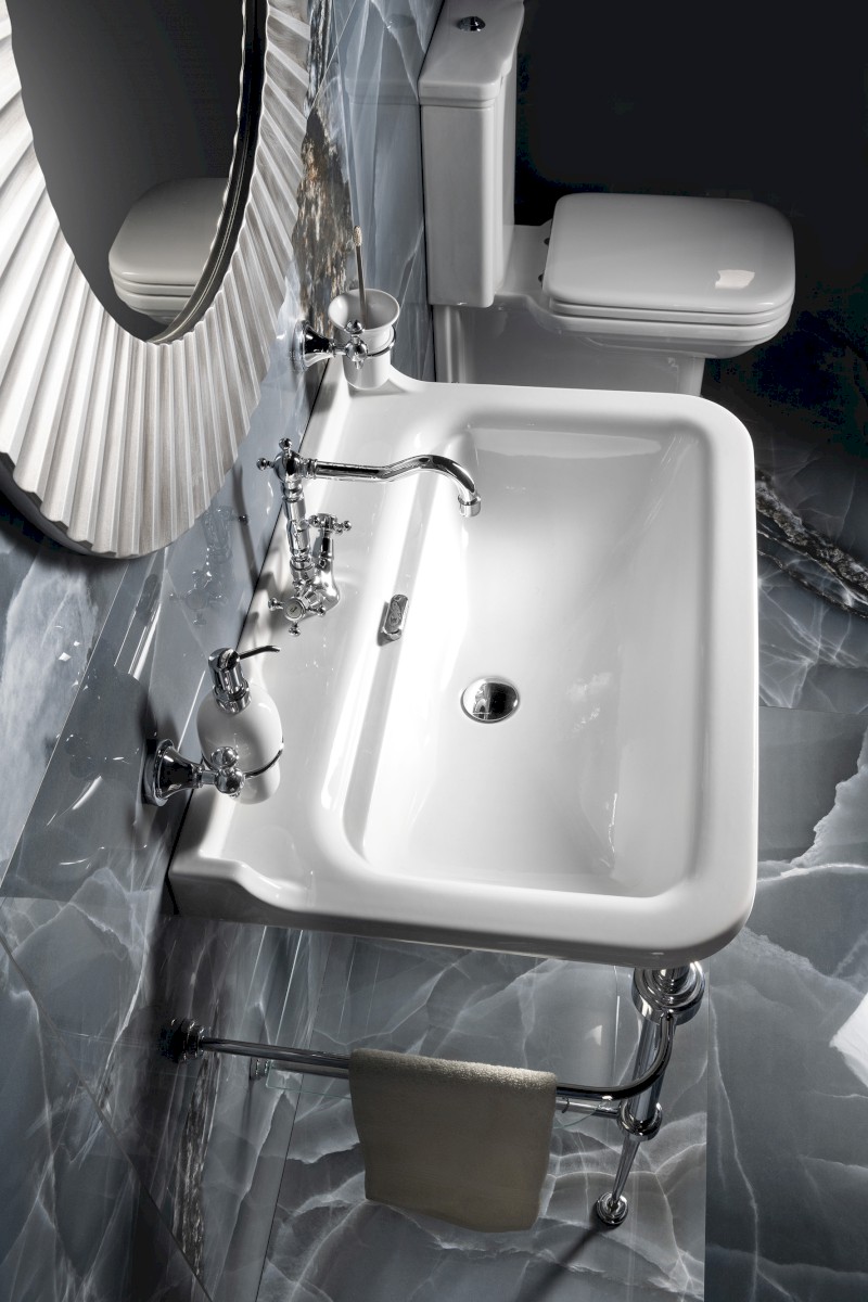 WALDORF keramické umyvadlo 80x55cm, bílá 4141K1