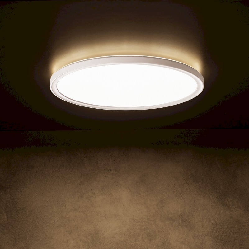 AZPO stropní LED svítidlo, ø 225mm, 11,8W, 3000/4000/6000K, IP54, bílá 31512