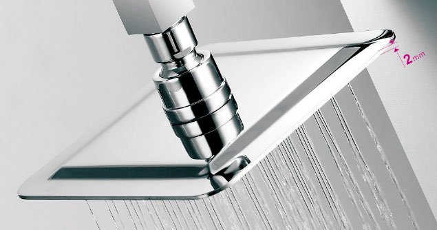 SLIM hlavová sprcha, 500x500mm, nerez lesk MS565