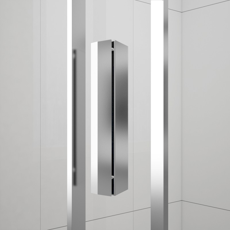 EASY čtvercová sprchová zástěna 800x800mm, čiré sklo EL5215