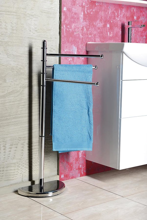 HIBISCUS stojan na ručníky, chrom HI31