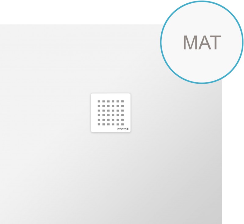 FLEXIA vanička z litého mramoru s možností úpravy rozměru, 100x90cm, bílá mat 72925MAT