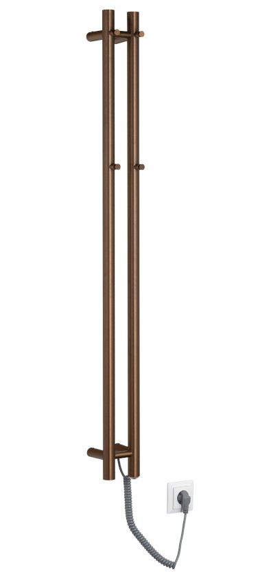 PAPINADO elektrický sušák ručníků 109x1200mm, 40W, měď mat ER740PG