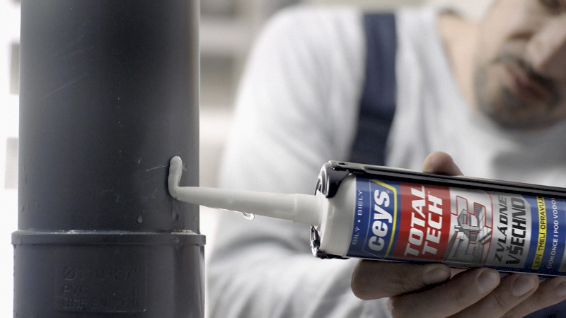 TOTAL TECH EXPRESS, lepidlo a tmel, 290ml, transparent 42507226