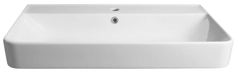 GALI keramické umyvadlo 80x48cm, bílá TU0174