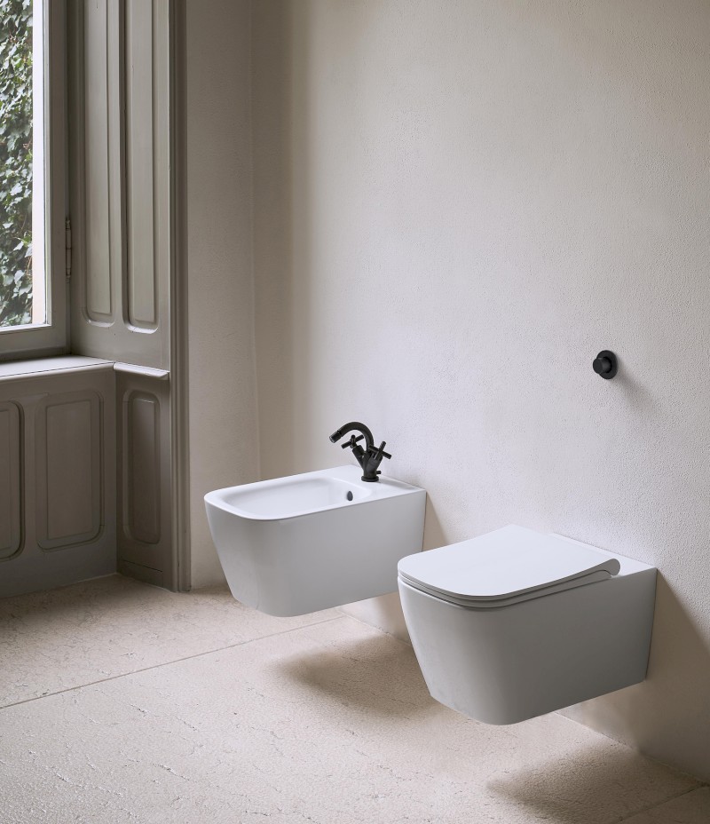 NUBES závěsná WC mísa, Swirlflush, 35x55cm, bílá ExtraGlaze 961511