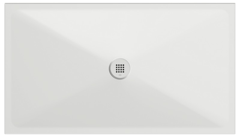 Keramická sprchová vanička, obdélník 140x80x2cm, bílá mat 46140809