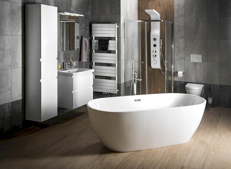 DOURO volně stojící vana, 180x82cm, bílá E1880