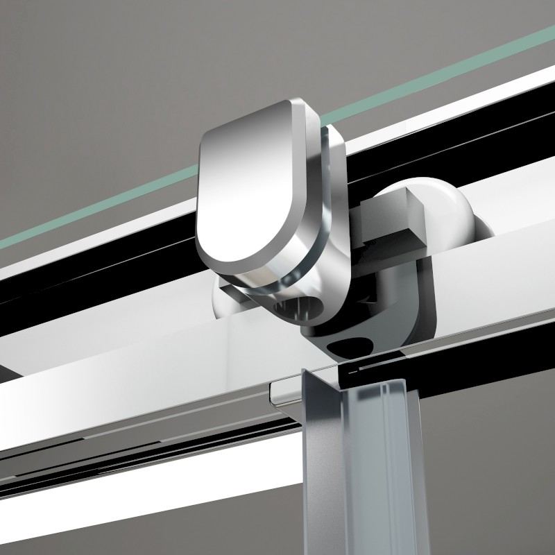 EASY čtvercová sprchová zástěna 800x800mm, čiré sklo EL5215