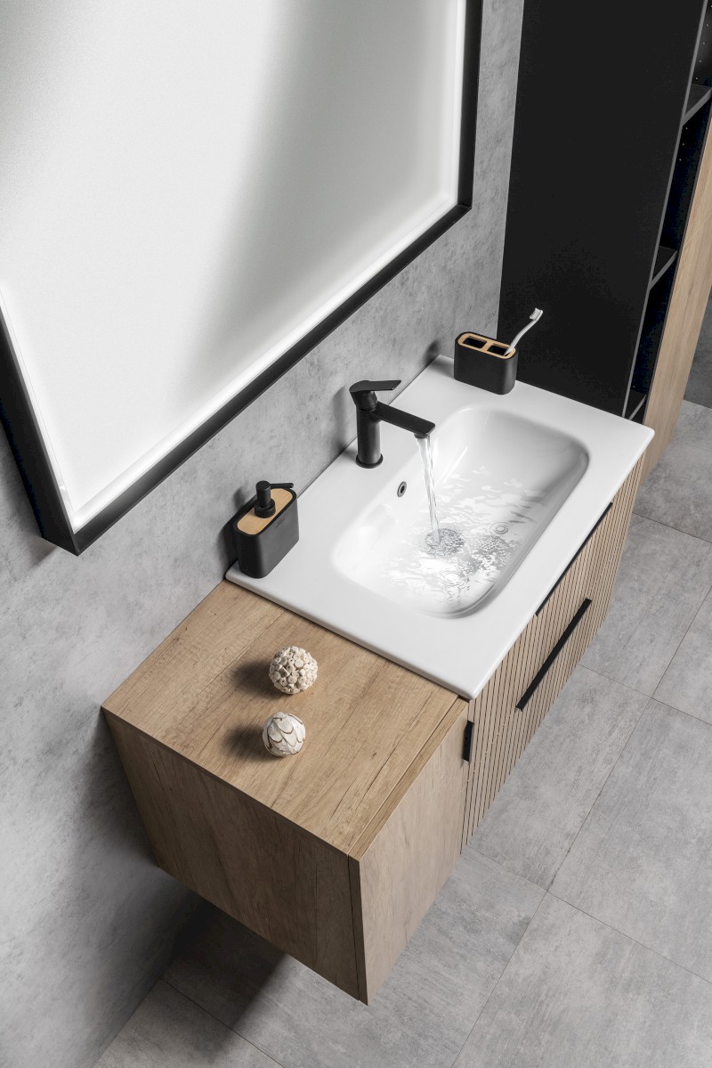 PIEDRA keramické umyvadlo nábytkové 71x46,5cm, bílá 43071