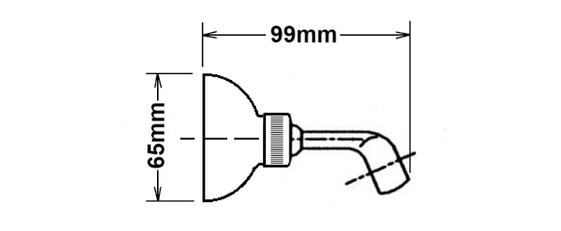 Držák sprchy, otočný, nikl SUP28