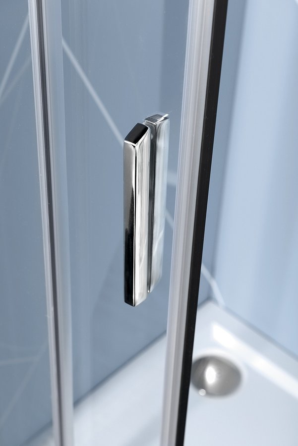 EASY čtvrtkruhová sprchová zástěna 900x800mm, L/R, čiré sklo EL2815