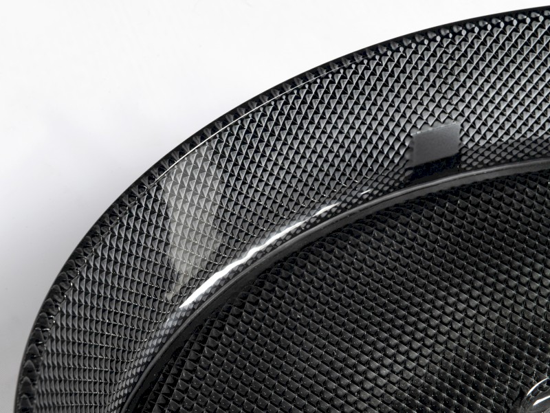 NOBAL skleněné gravírované umyvadlo na desku, 49x38 cm, černá TY326