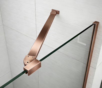 FISA stěnový profil a vzpěra, měď mat FS8052