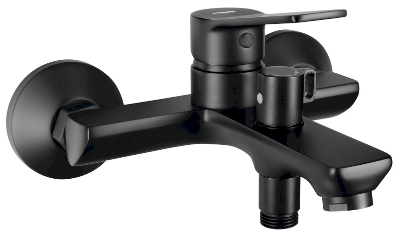 SINTRA nástěnná vanová baterie, černá mat SX010B