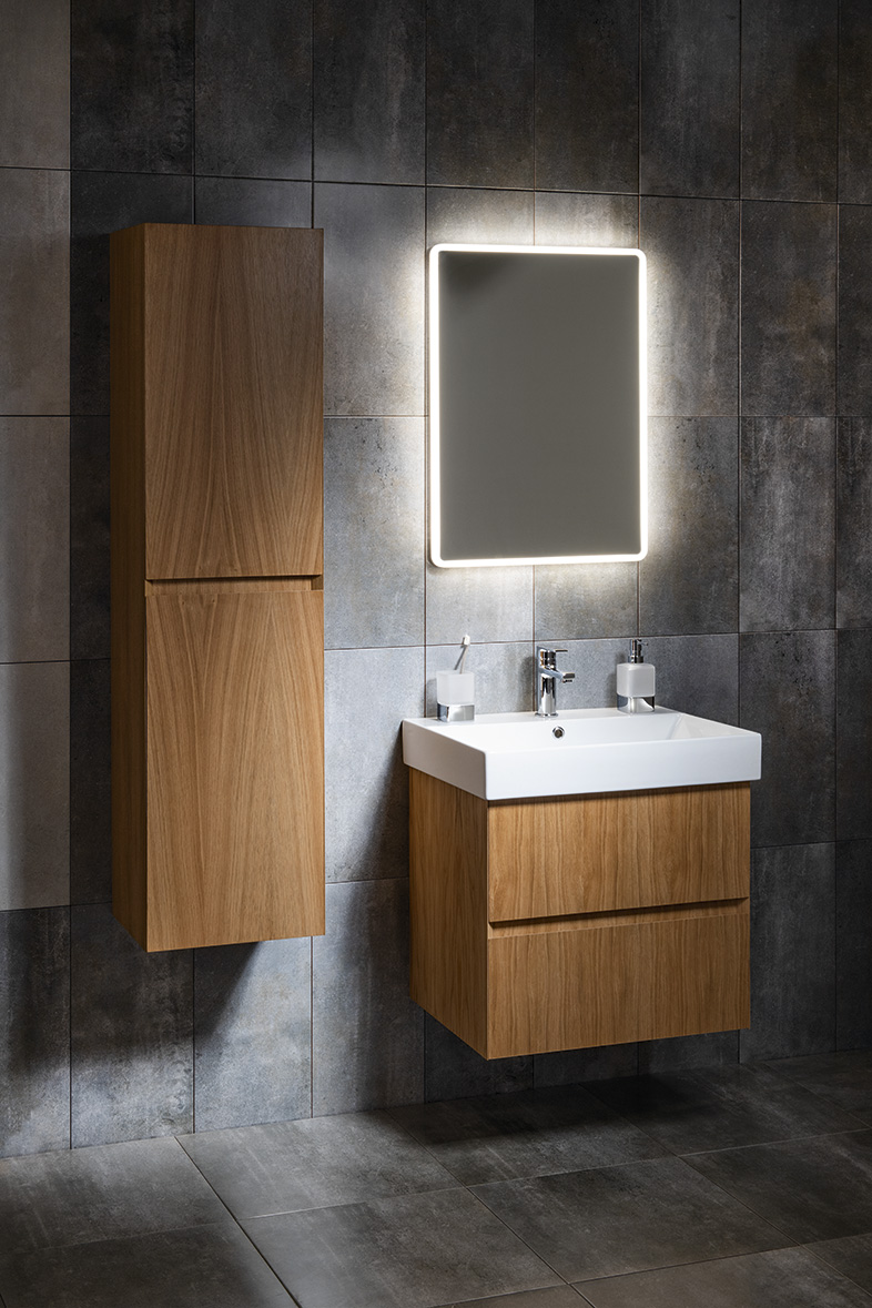 FILENA umyvadlová skříňka 57x51,5x43cm, dub FID1260D