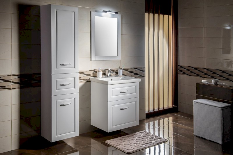 FAVOLO umyvadlová skříňka 61,5x72,5x44cm, bílá mat FV265